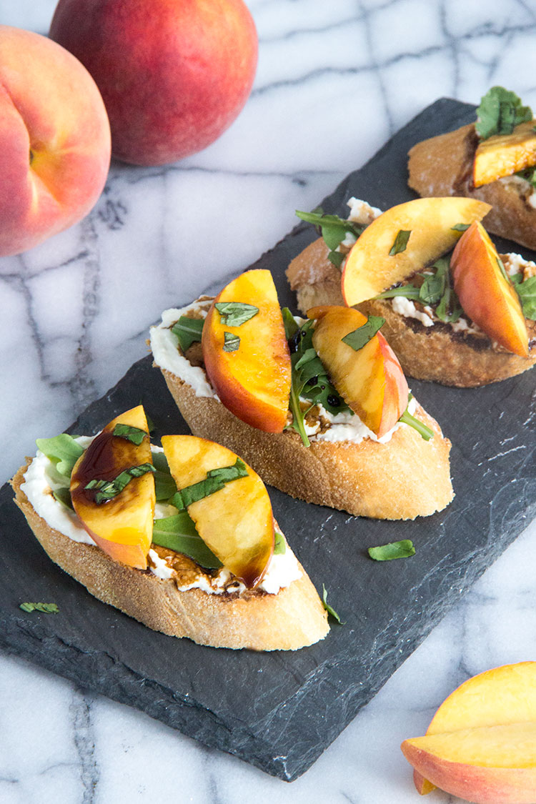 Grilled-Peach-and-Whipped-Feta-Crostini