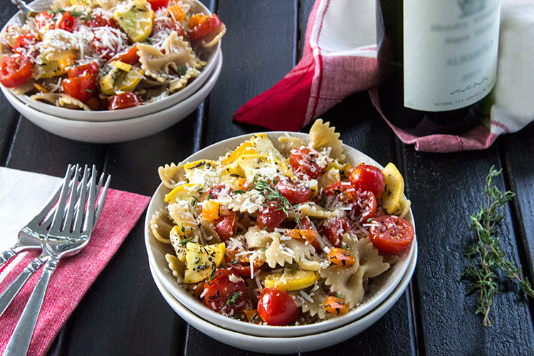 Grilled-Vegetable-Pasta-with-White-Wine-and-Parmesan