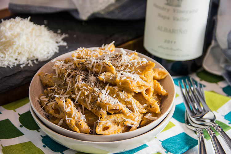 Creamy-Butternut-Sauce-with-Penne-and-Parmesan