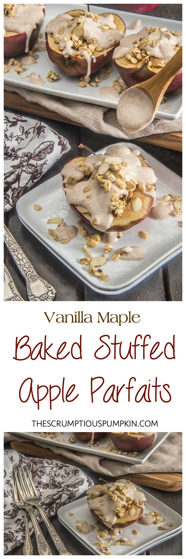 Vanilla-Maple-Stuffed-Baked-Apple-Parfait