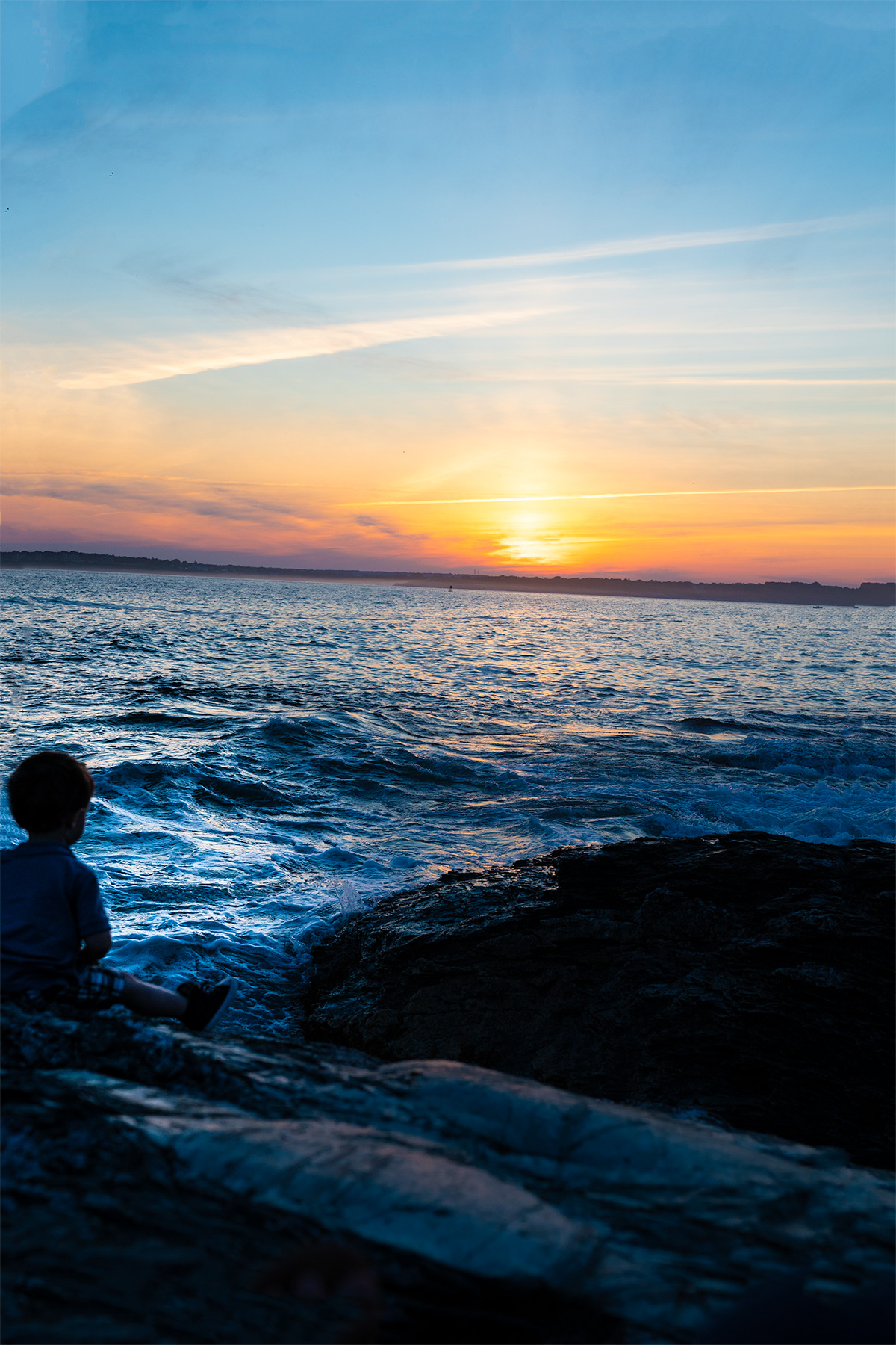 Newport-RI-Sunset-on-The-Beach