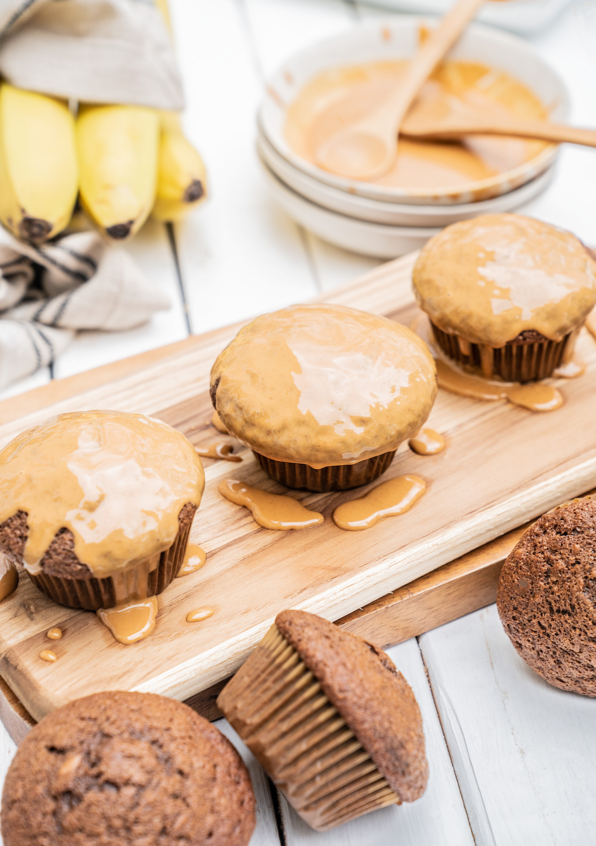 Chocolate-Banana-Muffins-with-Peanut-Butter