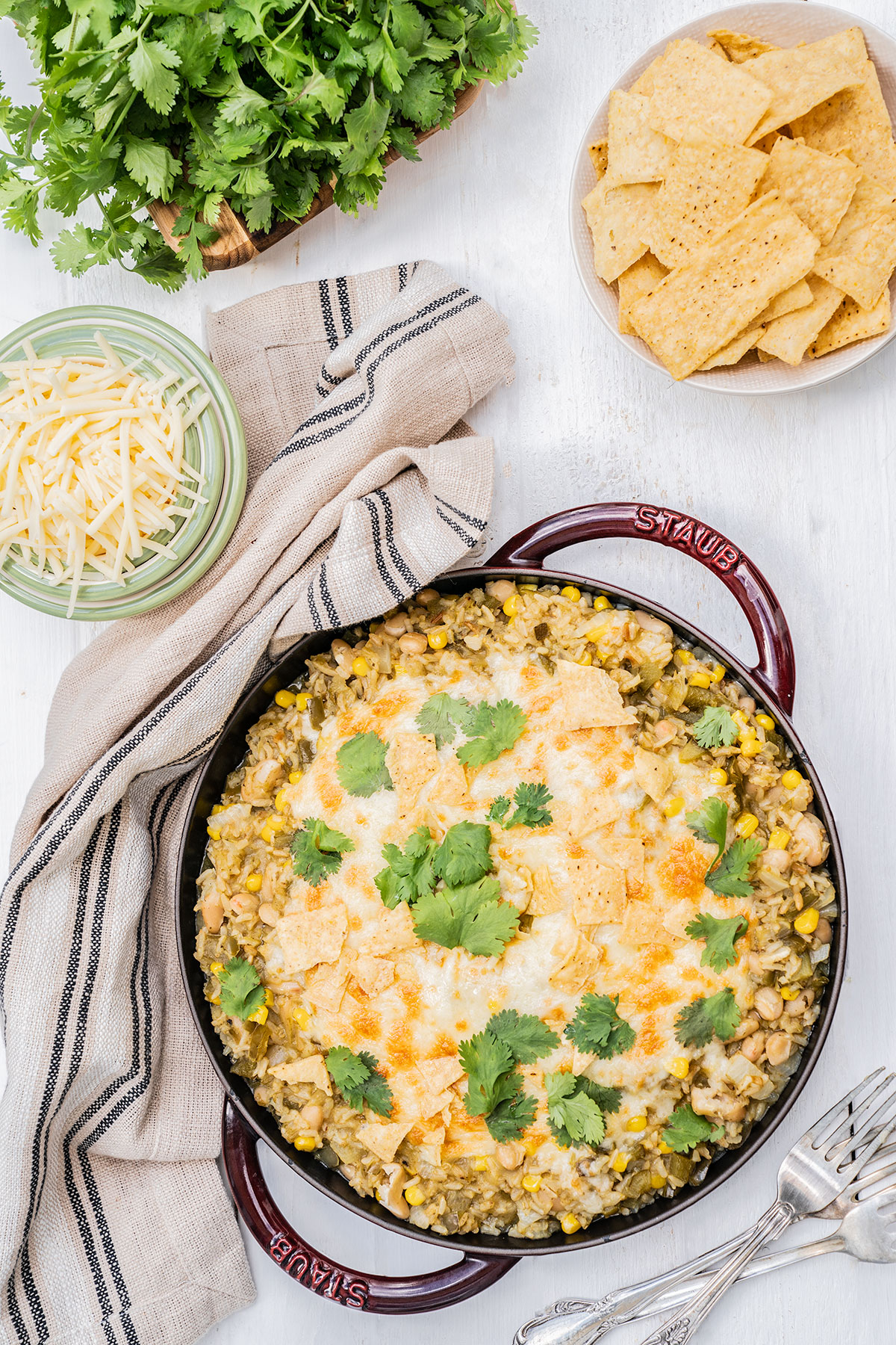 One Pot Cheesy Mexican Rice and Beans Skillet - Jen Elizabeth's Journals