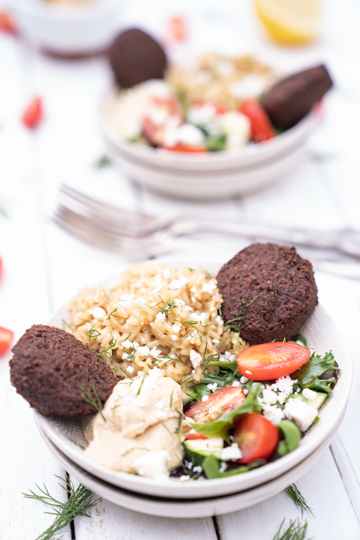 Easy 30-Minute Falafel Rice Bowls - Jen Elizabeth's Journals